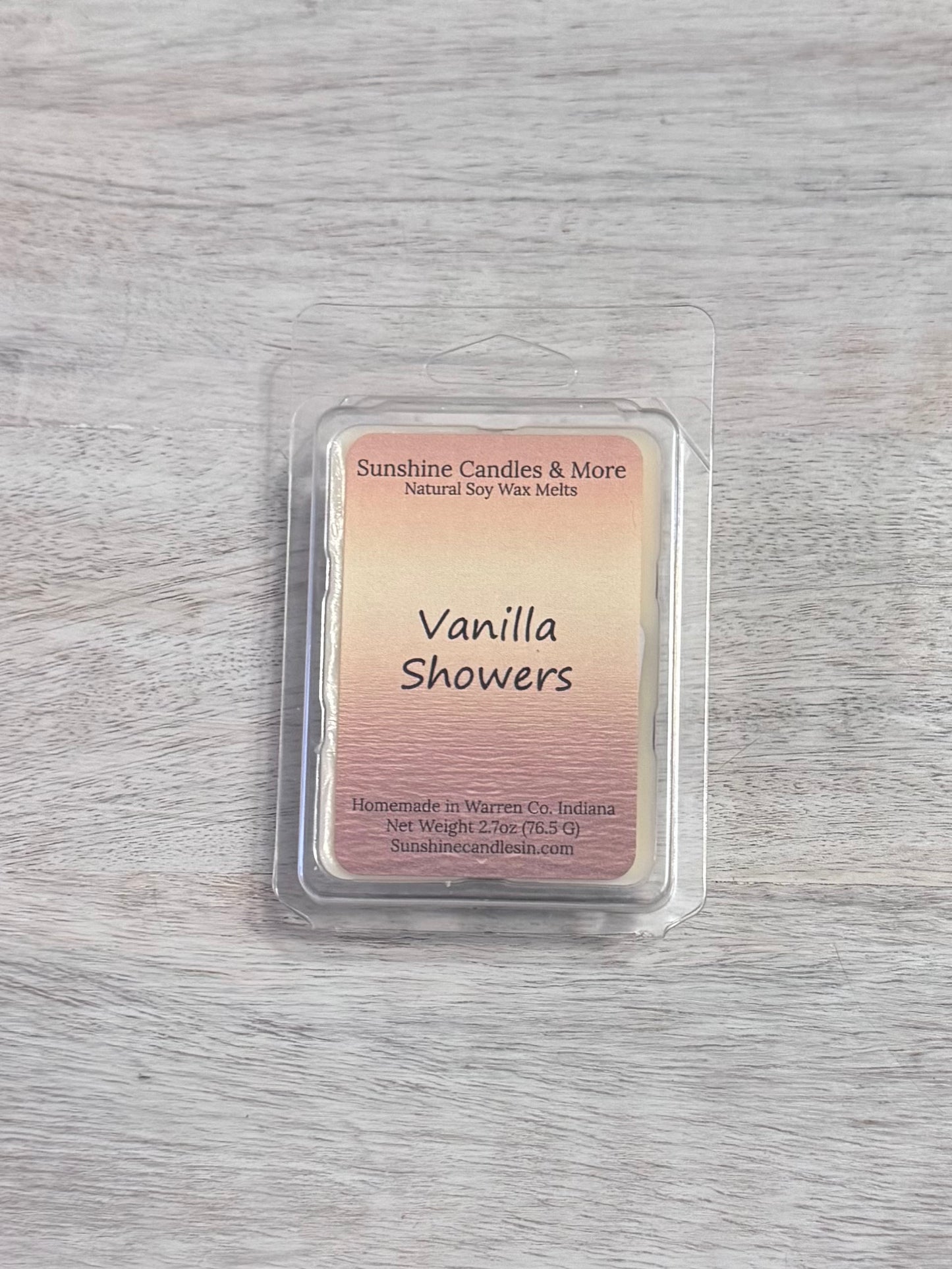 Vanilla Showers Wax Melts
