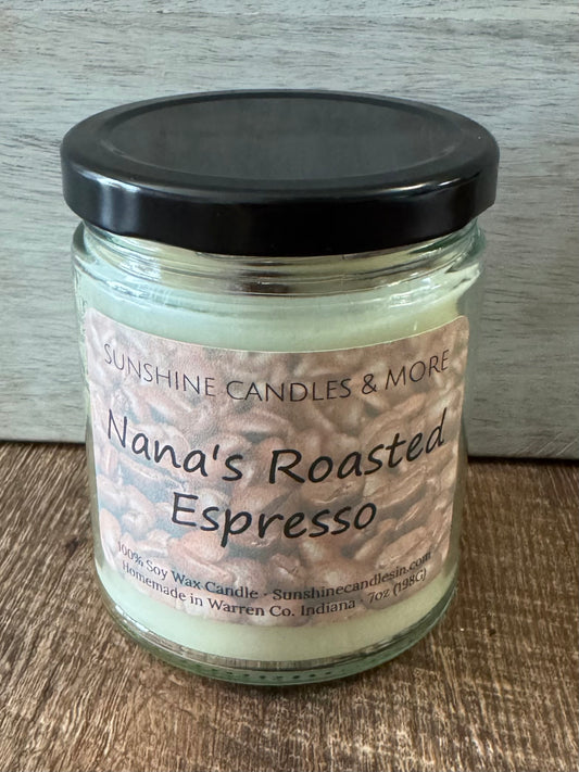 Nana's Roasted Espresso Candle 7oz