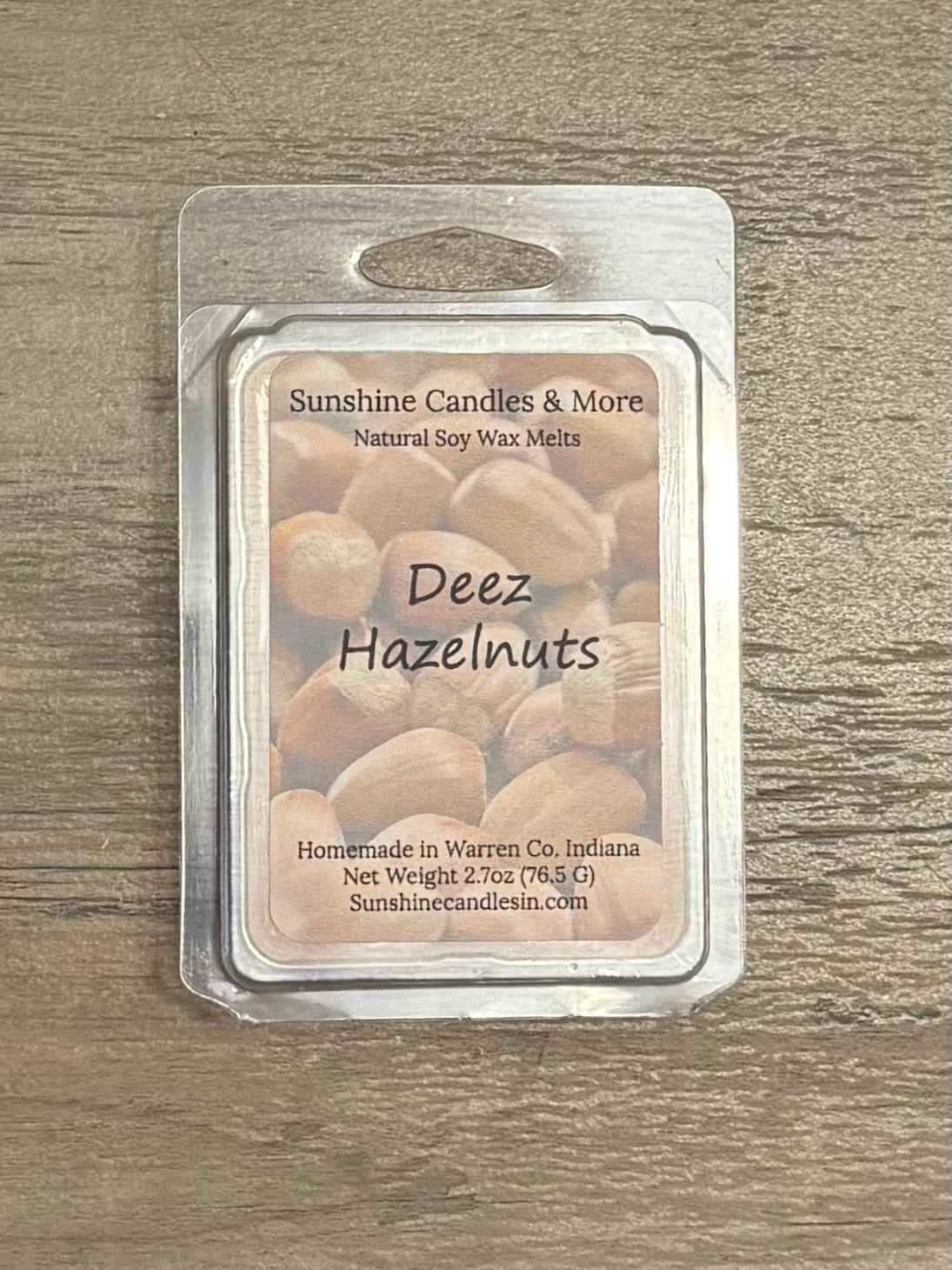 Deez Hazelnuts Wax Melts