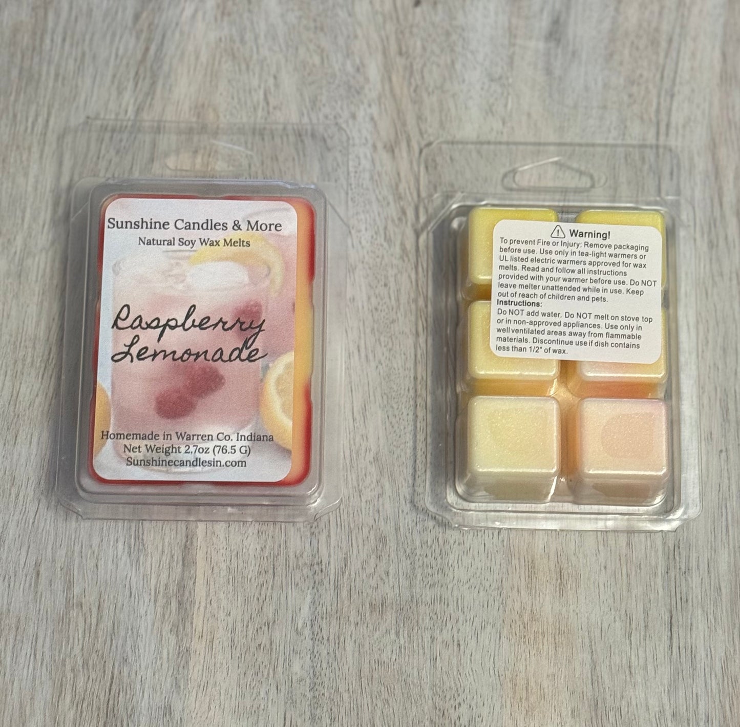 Raspberry Lemonade Shimmering Wax Melts