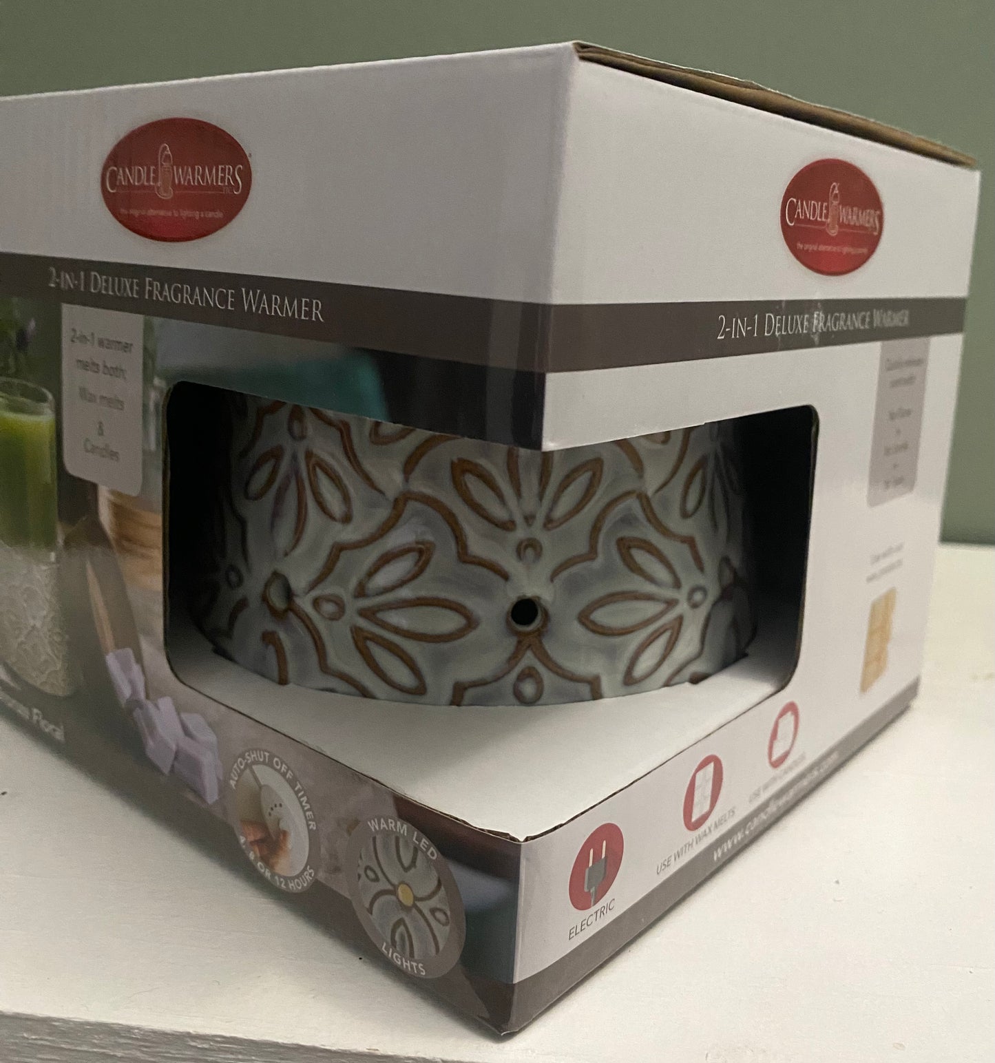 Floral 2 in 1 Deluxe Warmer