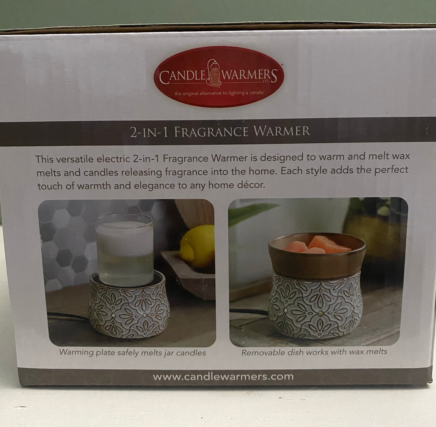 Floral 2 in 1 Deluxe Warmer