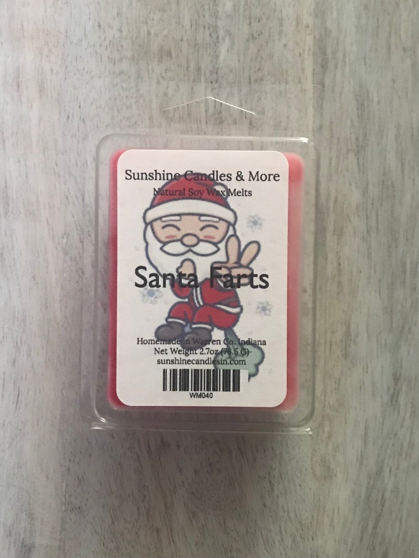 Santa Farts Shimmering Wax Melts