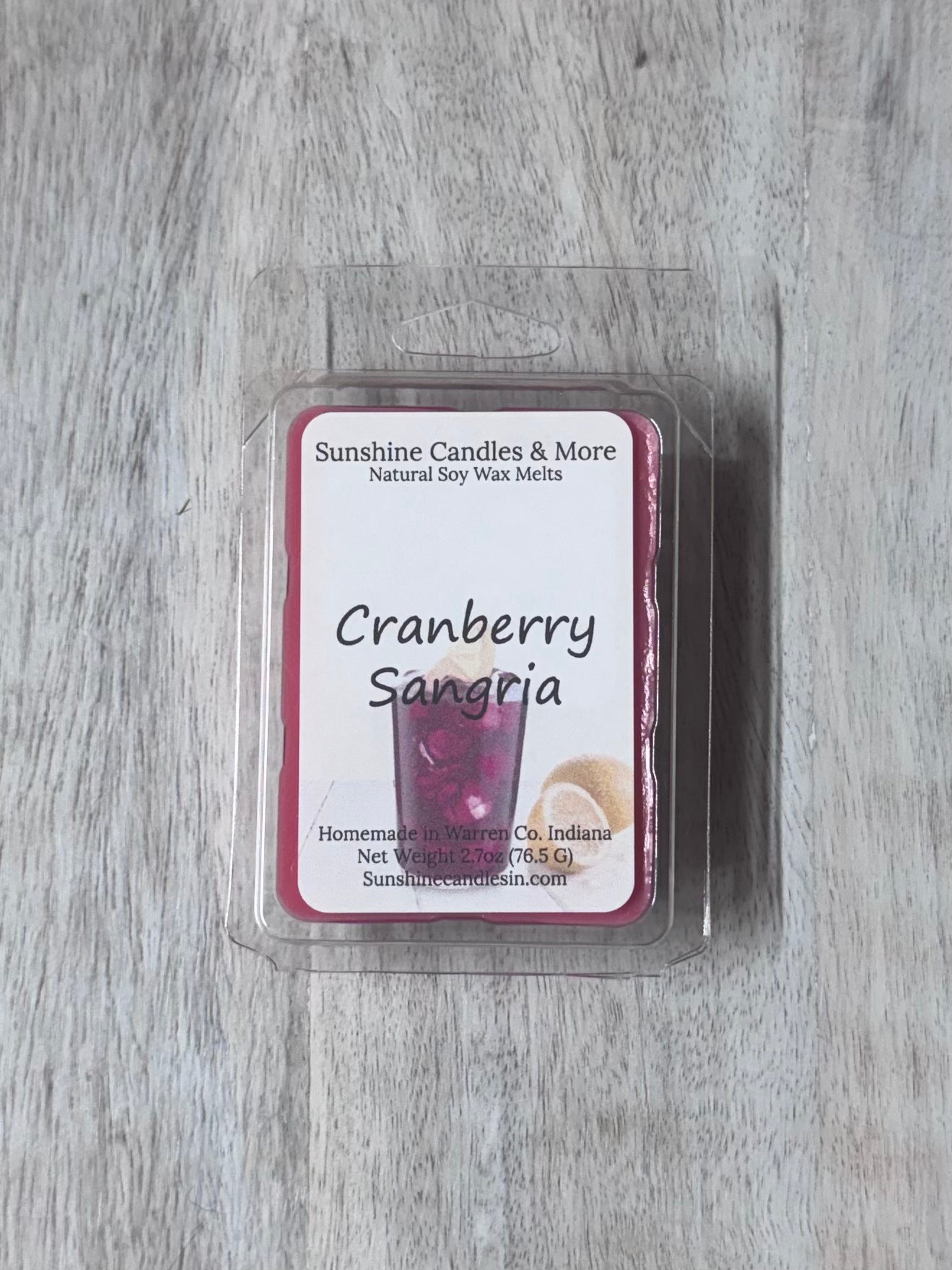 Cranberry Sangria Wax Melts