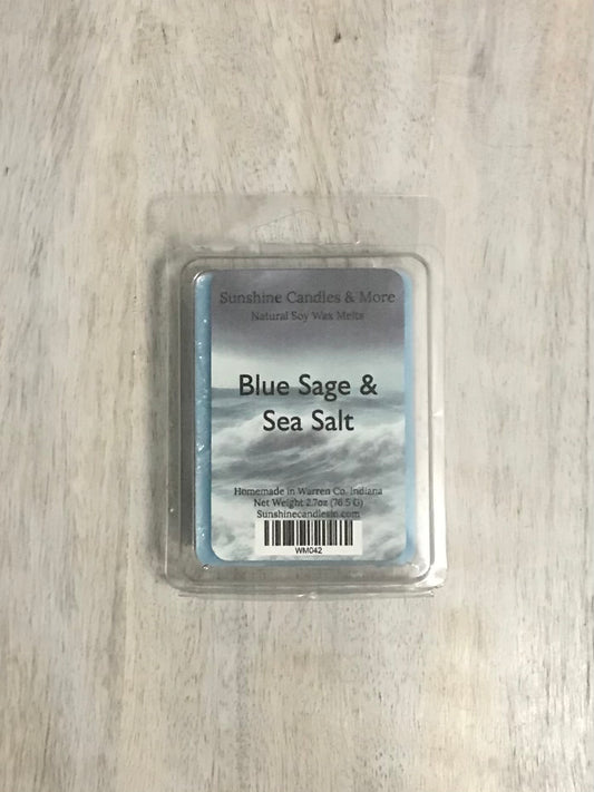 Blue Sage & Sea Salt Wax Melts