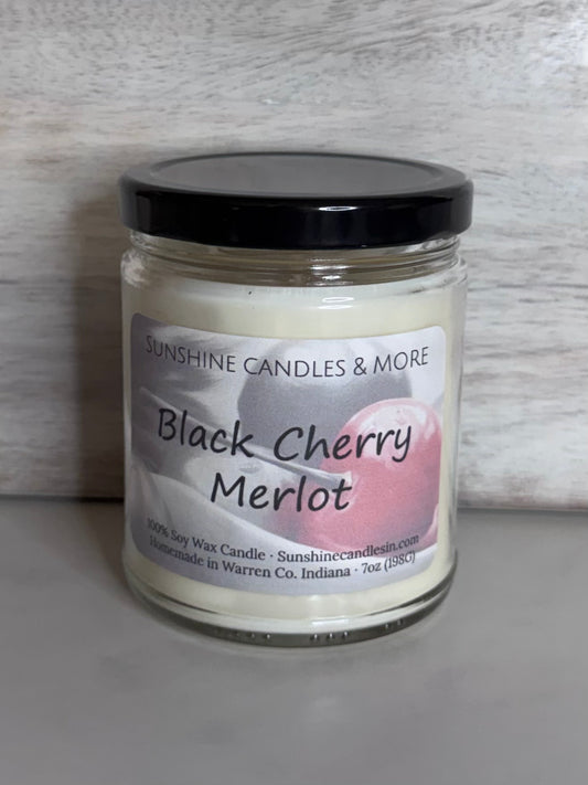 Black Cherry Merlot Candle 7oz