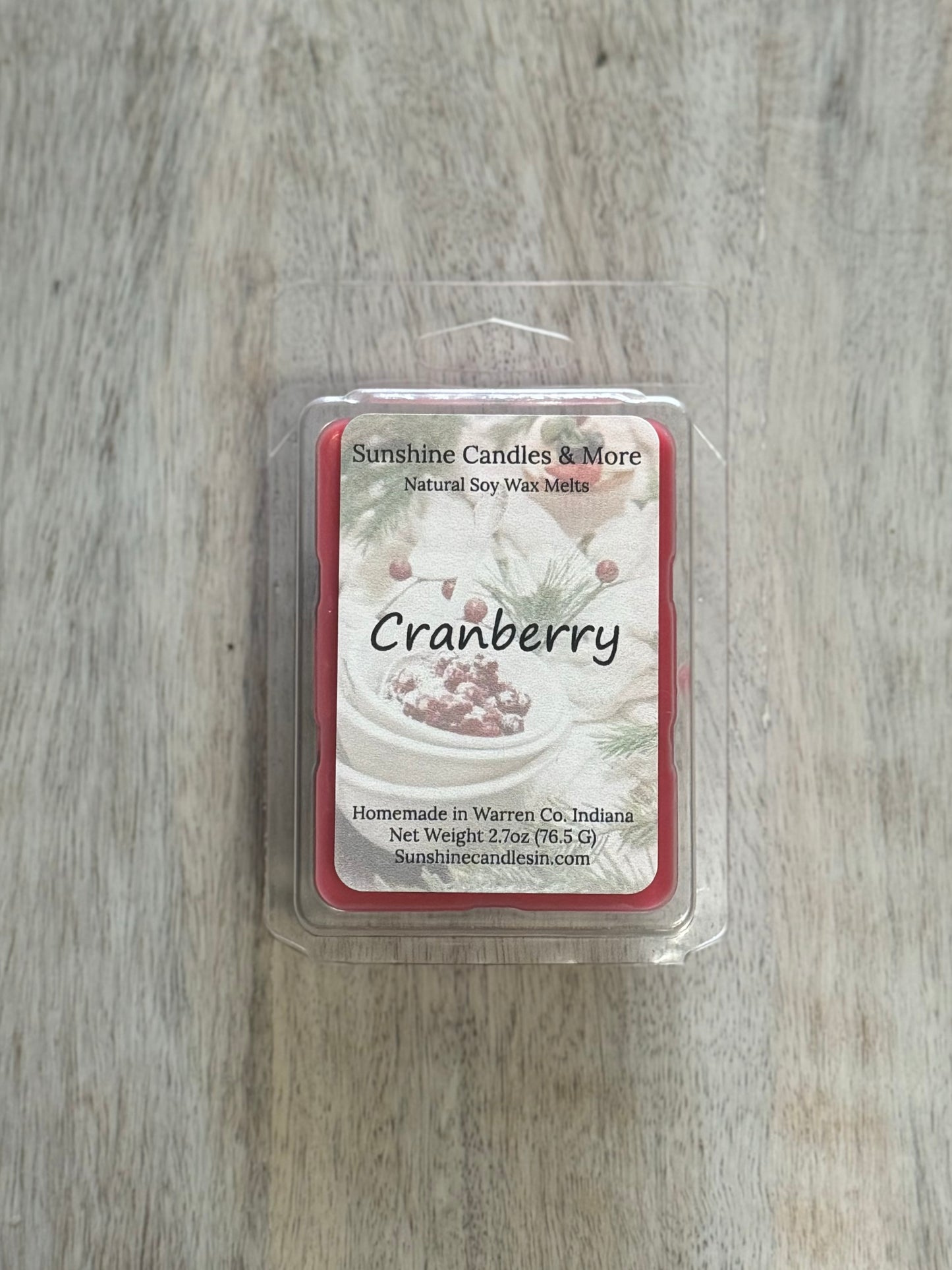 Cranberry Wax Melts