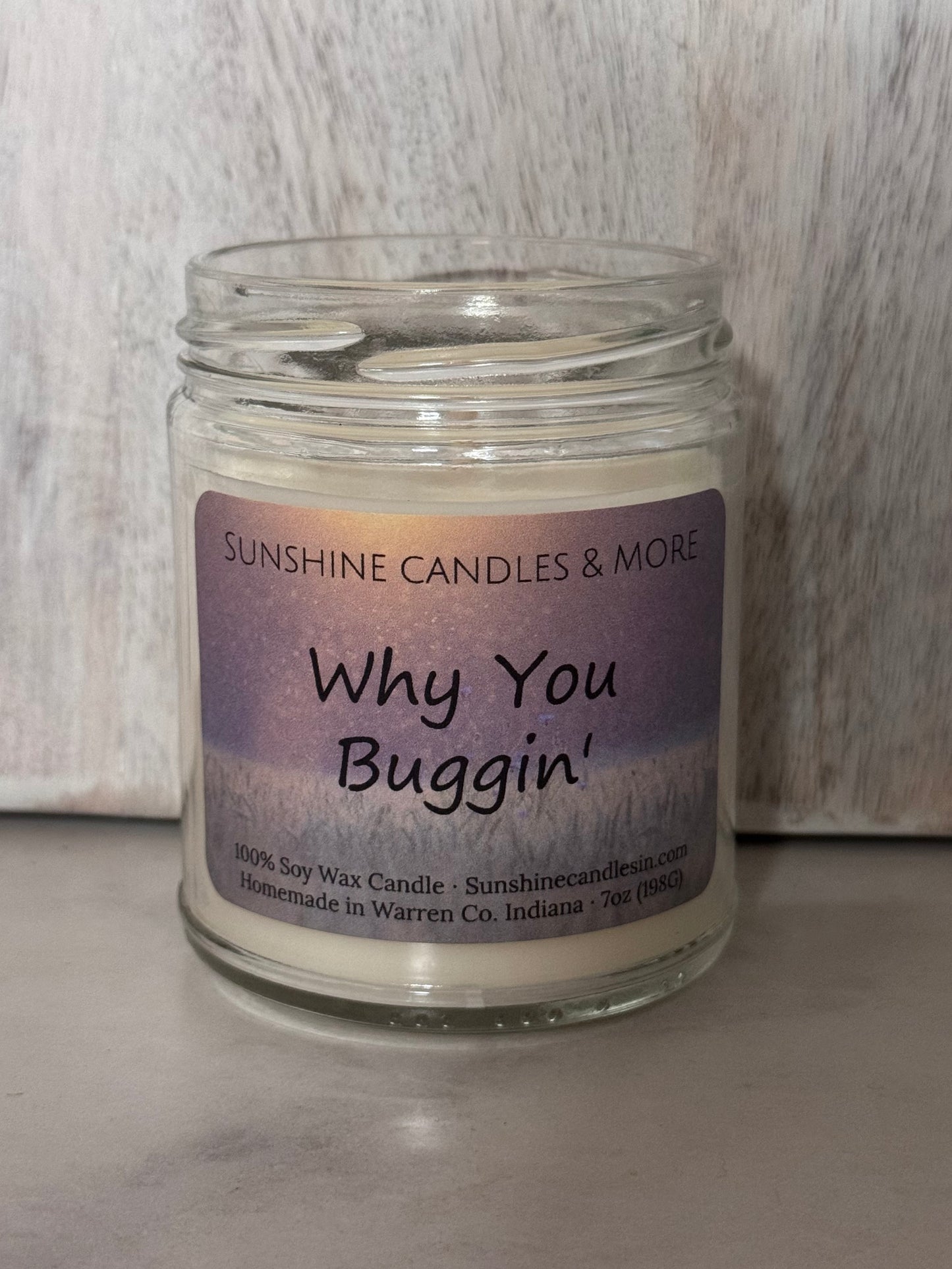 Why You Buggin' (Citronella) Candle 7oz