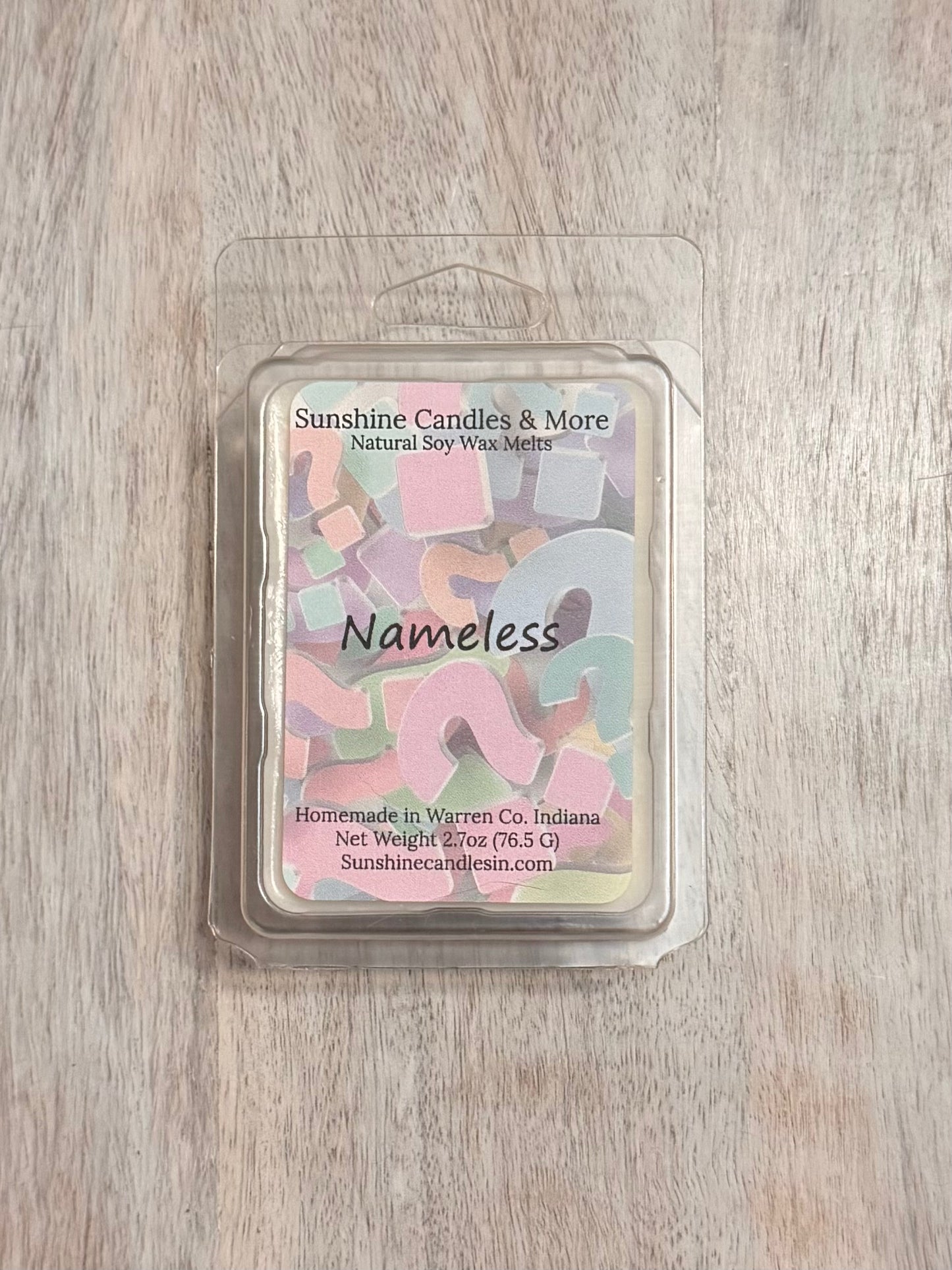 Nameless Wax Melts