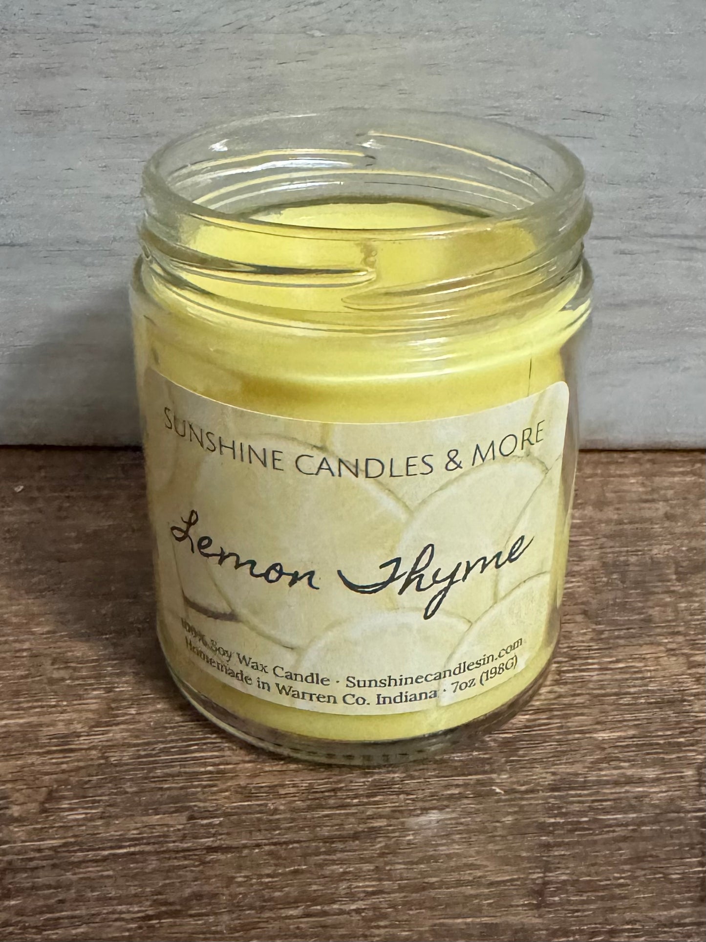 Lemon Thyme Candle 7oz