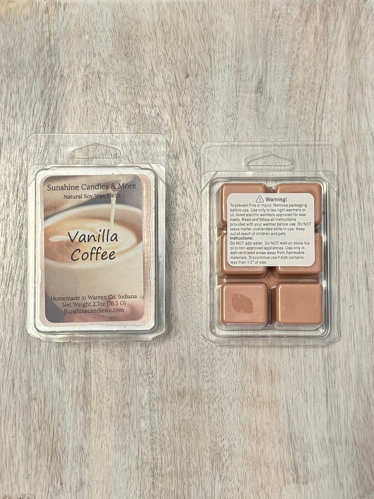 Vanilla Coffee Wax Melts