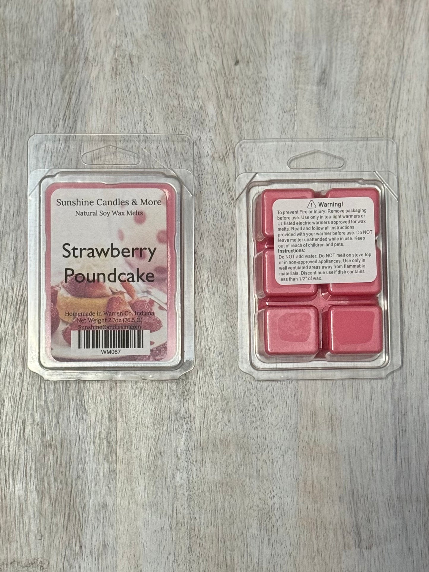 Strawberry Poundcake Wax Melts