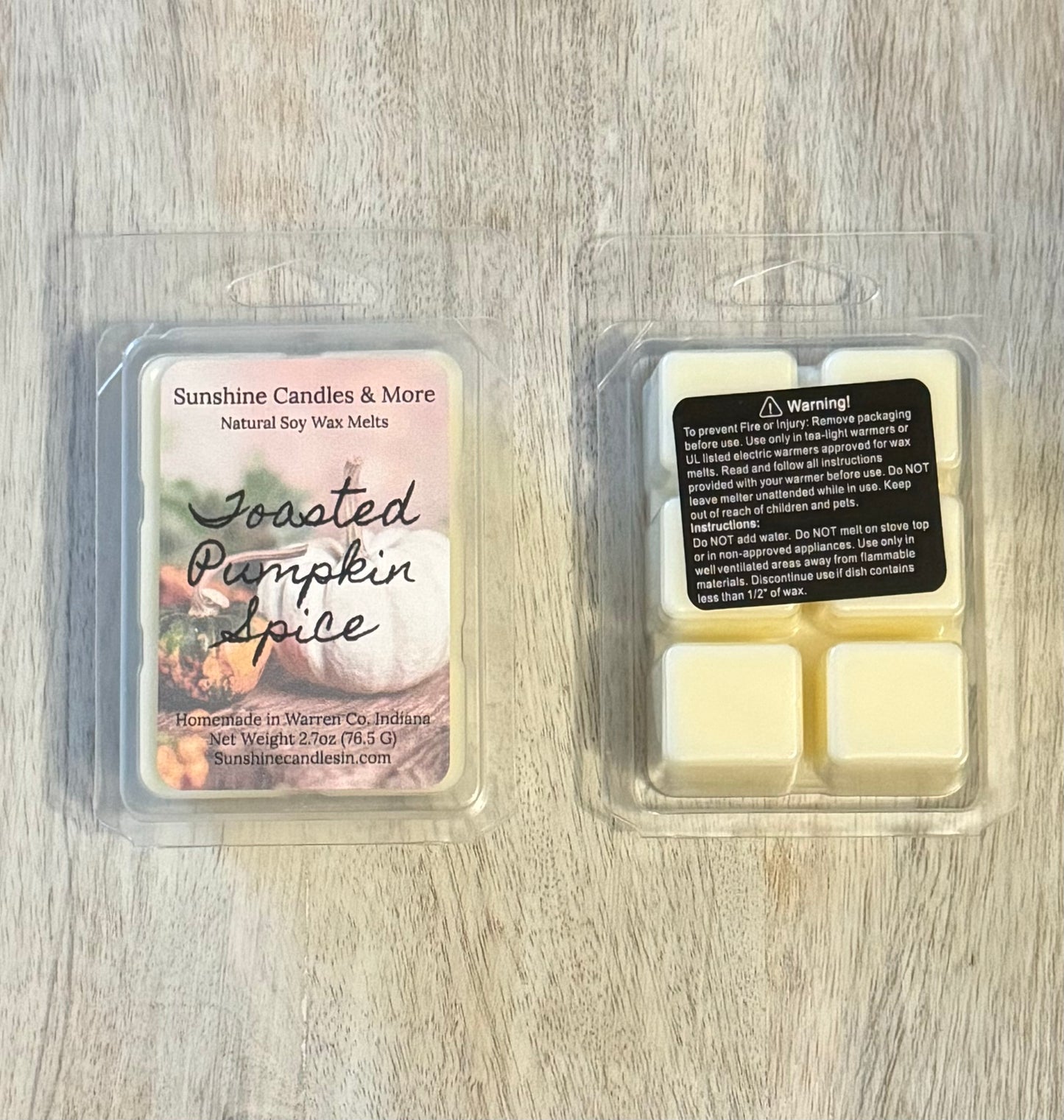 Toasted Pumpkin Spice Wax Melts