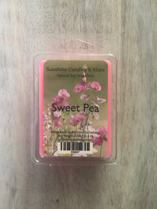 Sweet Pea Shimmering Wax Melts