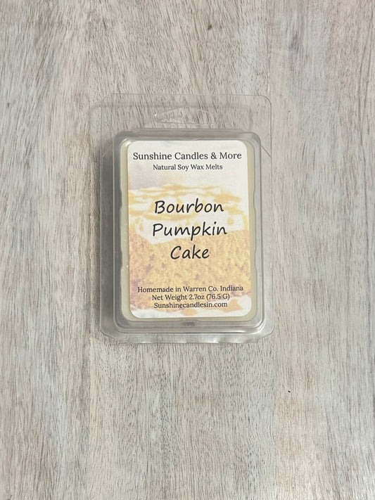 Bourbon Pumpkin Cake Wax Melts