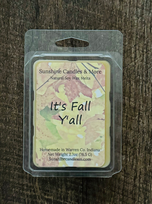 It's Fall Y'all Wax Melts