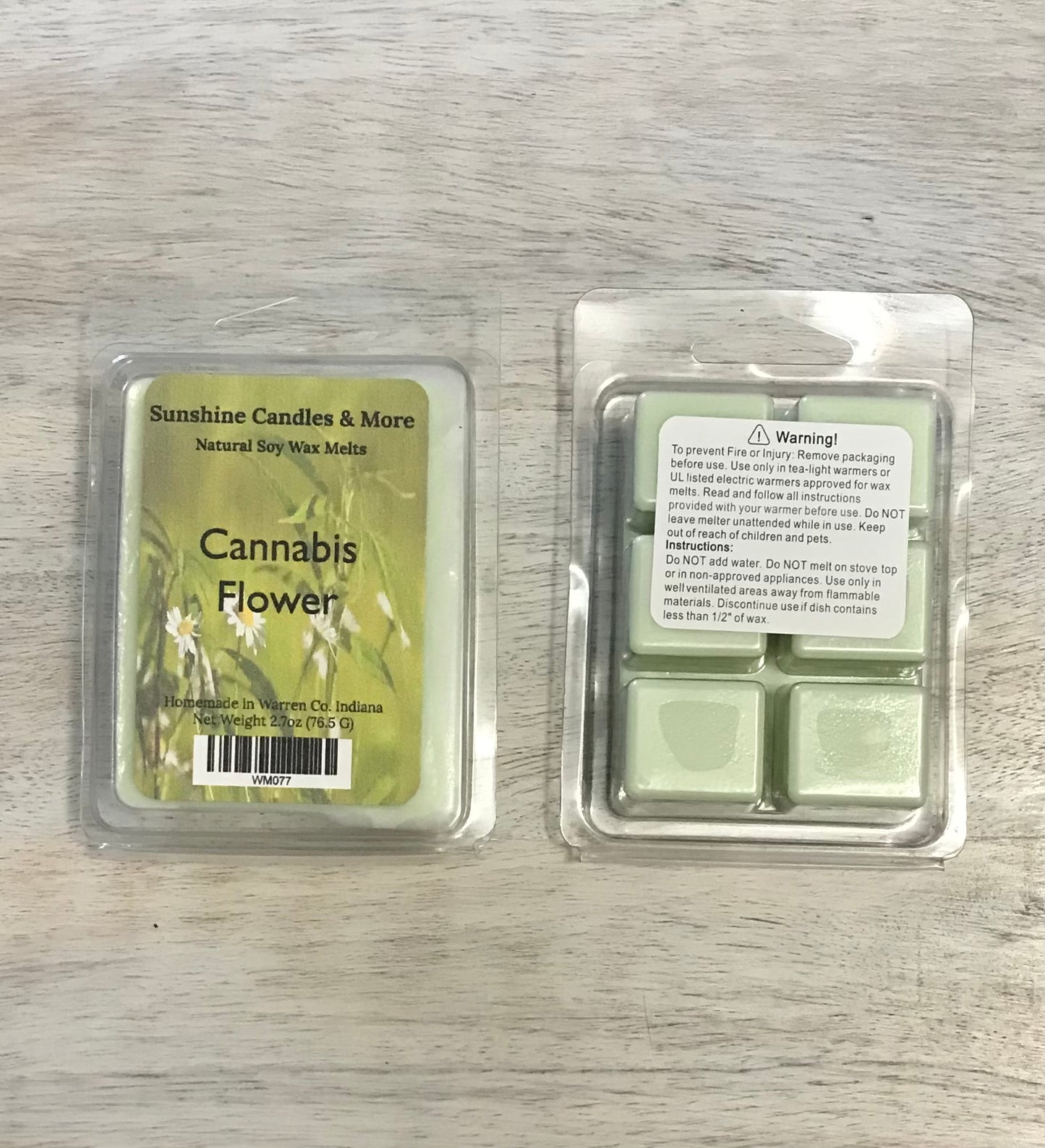 Cannabis Flower Shimmering Wax Melts