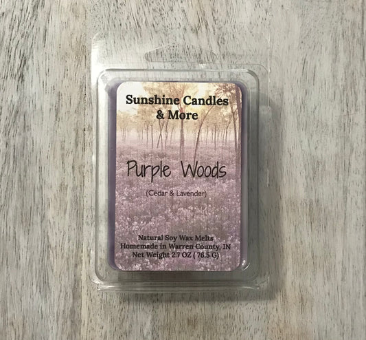 Purple Woods Wax Melts