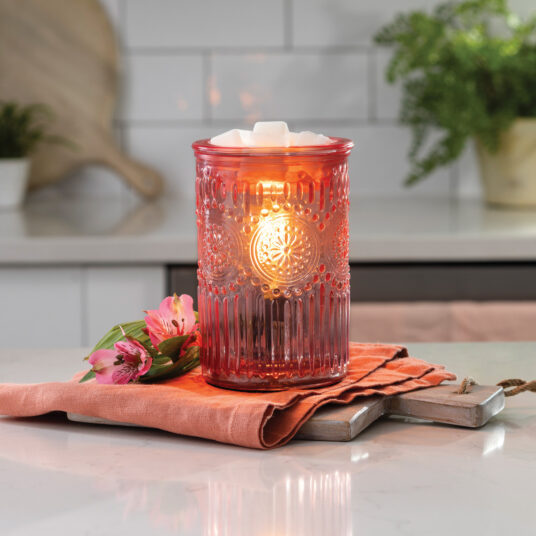 Vintage Pink Parisian Glass Warmer
