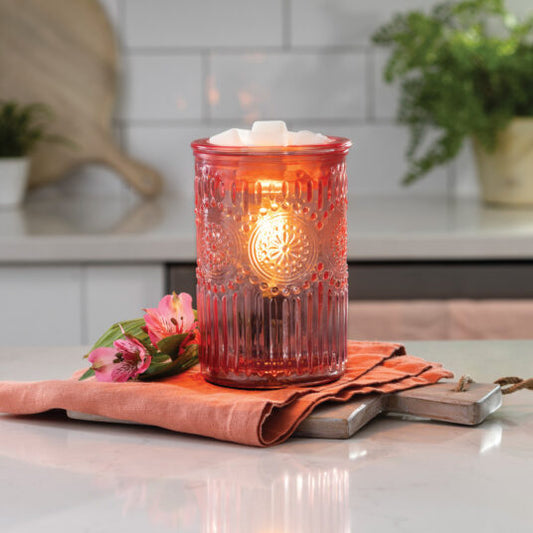 Vintage Pink Parisian Glass Warmer
