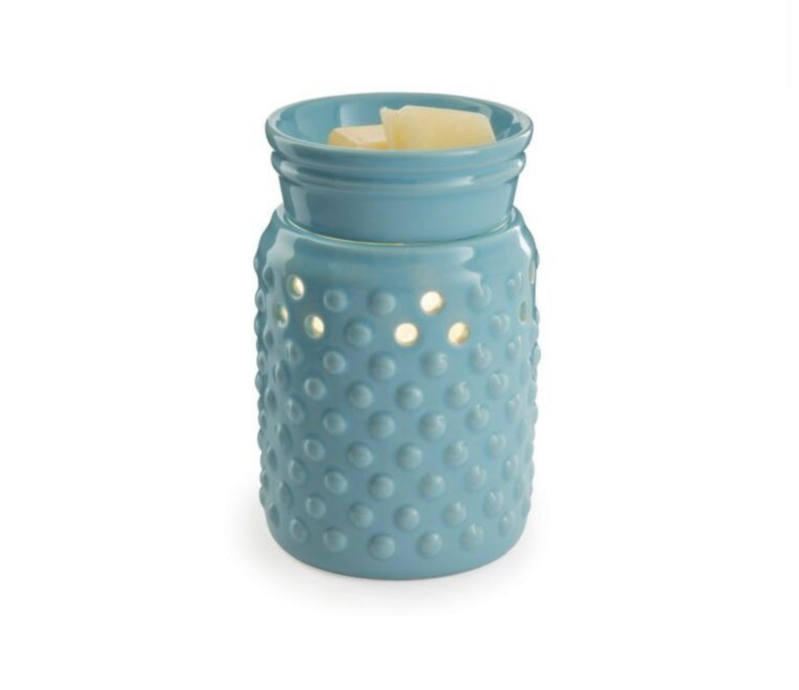 Blue Hobnail Midsize Ceramic Melt Warmer