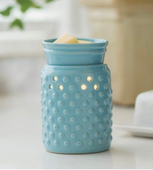 Blue Hobnail Midsize Ceramic Melt Warmer