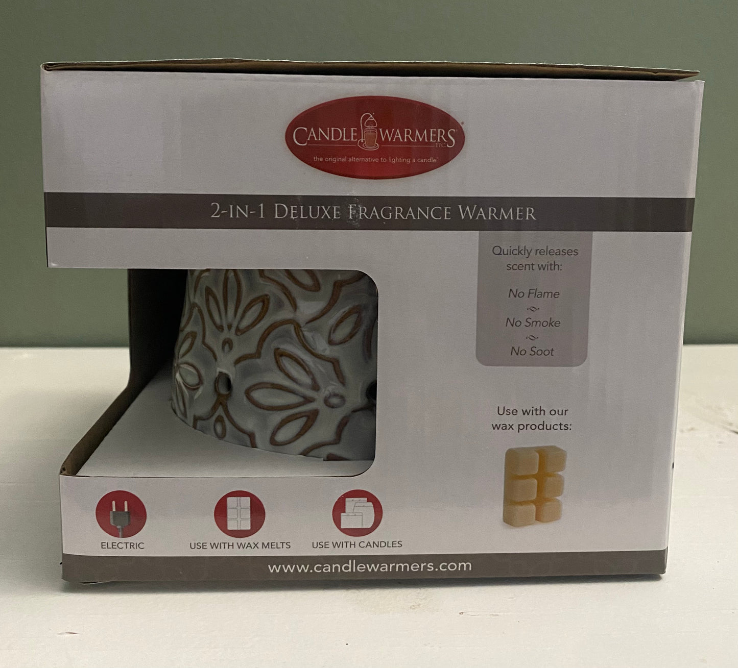 Floral 2 in 1 Deluxe Warmer