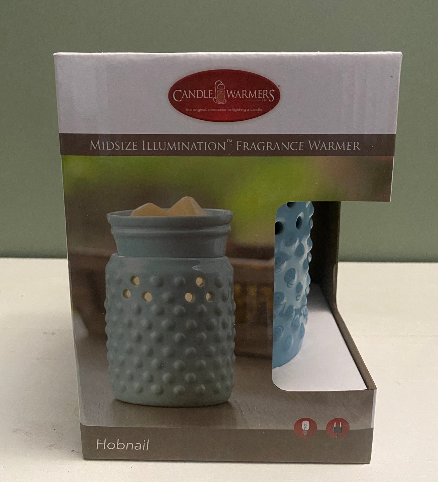 Blue Hobnail Midsize Ceramic Melt Warmer