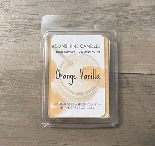 Orange Vanilla Wax Melts - Sunshine Candles & More